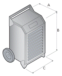 Мобильные осушители MBL 45A/DP